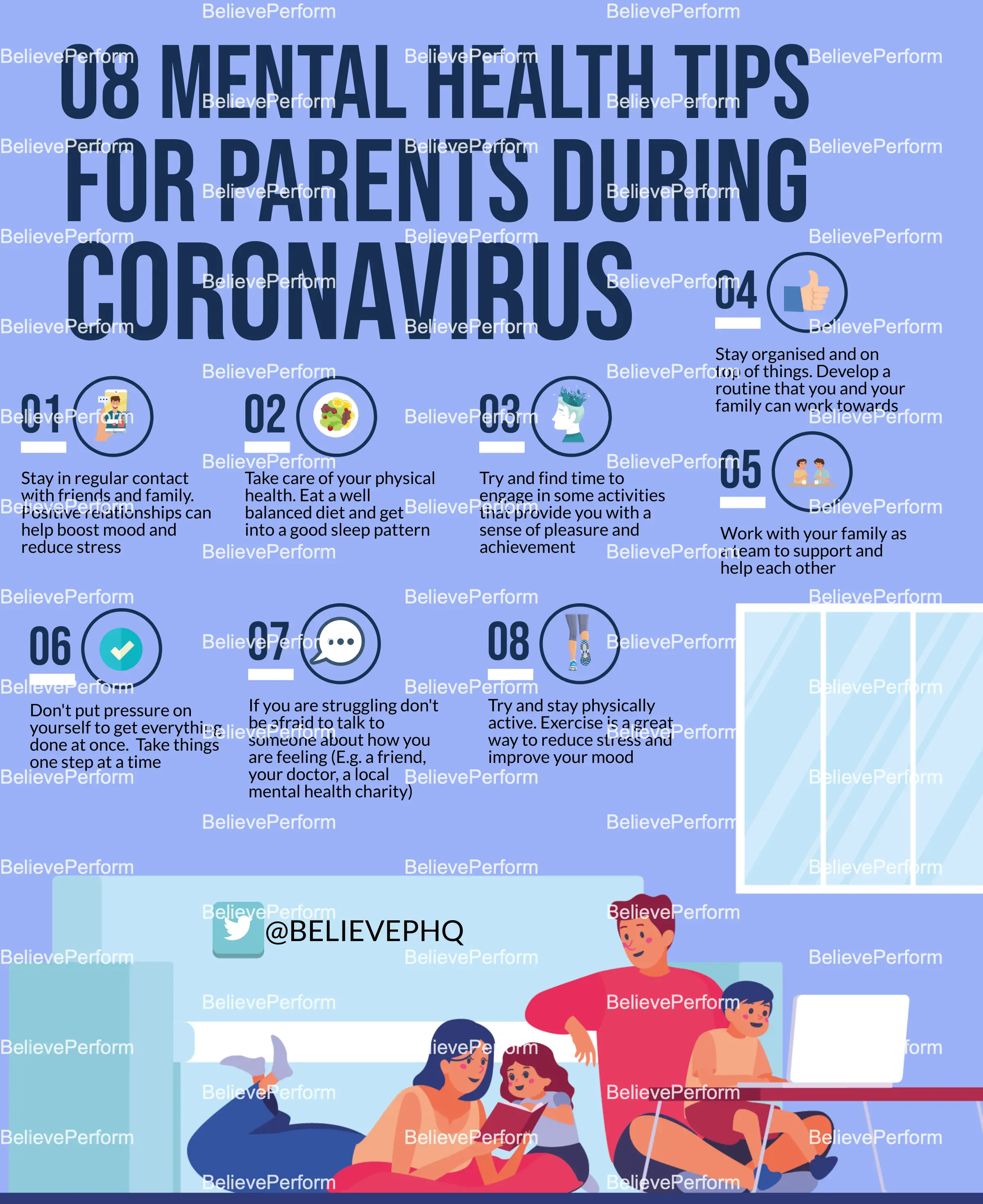 8 mental health tips for parents during coronavirus