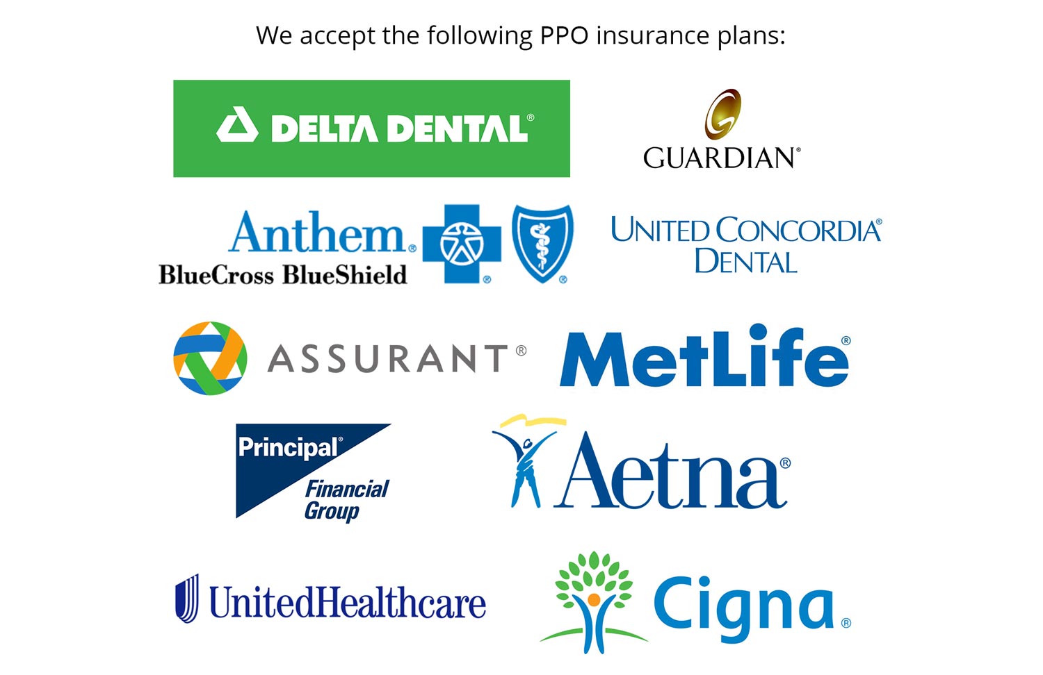 All PPO Dental Insurances Accepted
