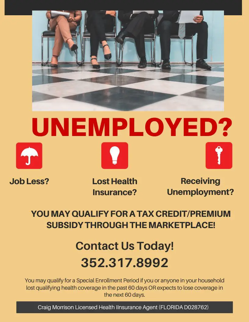 Attention: Unemployed people in Florida. There are health ...