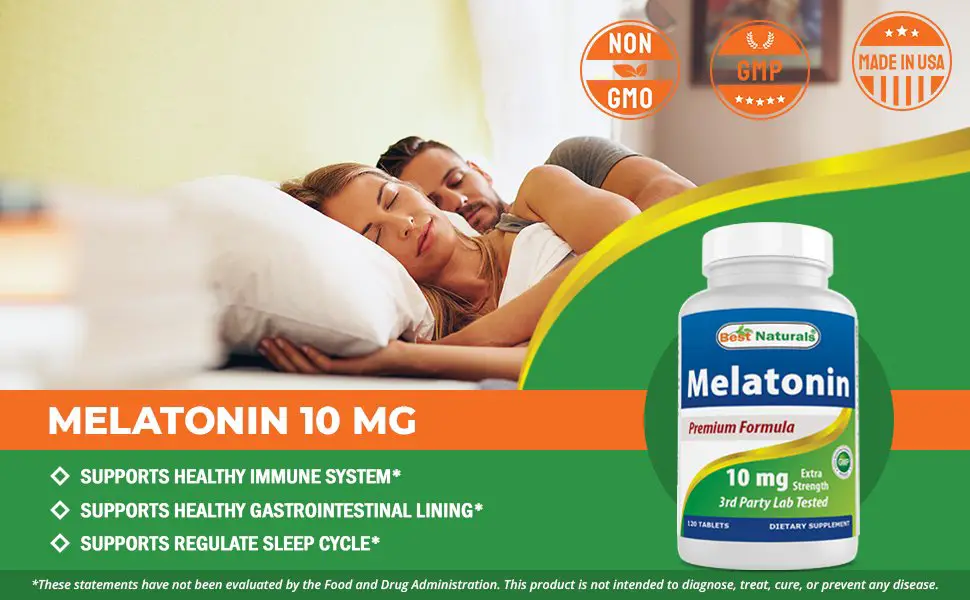 Best Naturals Melatonin 10mg 120 Tablets