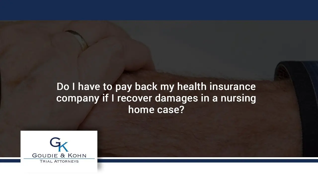 Do I have to pay back my health insurance company if I ...