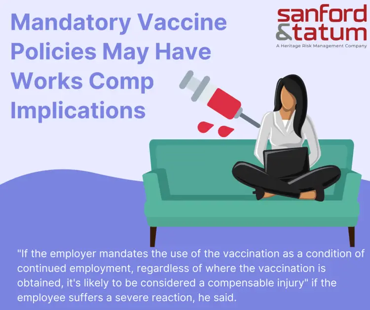 Mandatory Vaccine Policies May Have Workers Comp Implications