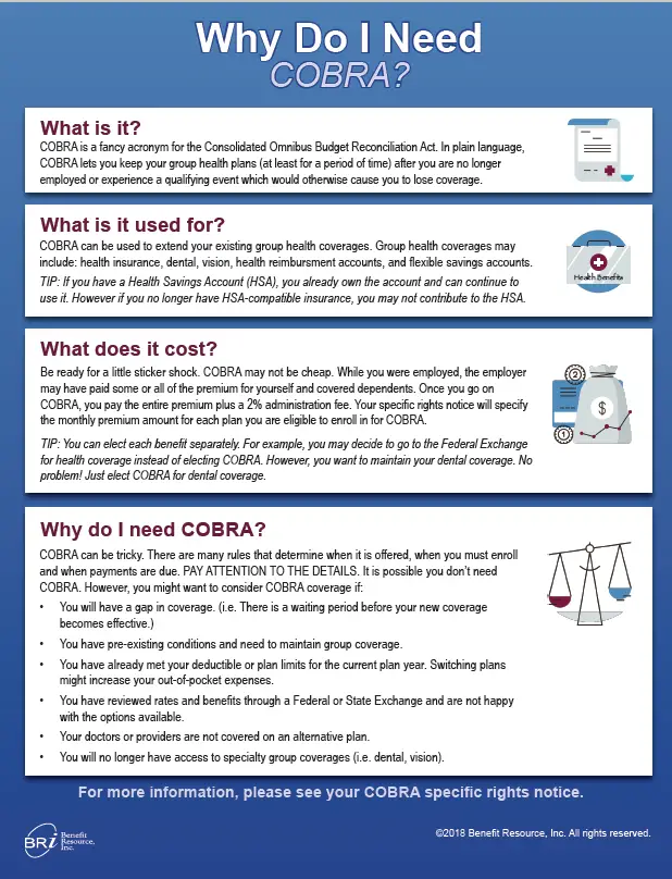 Six Reasons to Consider COBRA Coverage