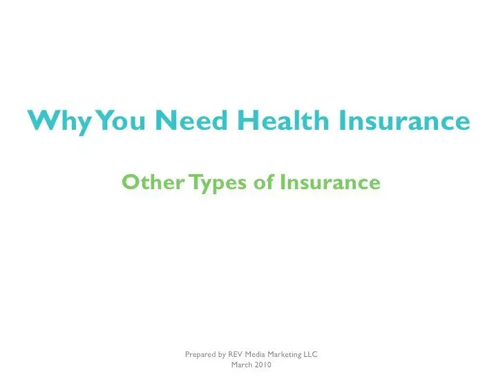 Why You Need Health Insurance:
