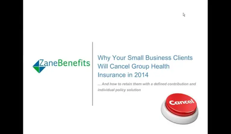Why your small business clients will cancel group health insurance inâ¦