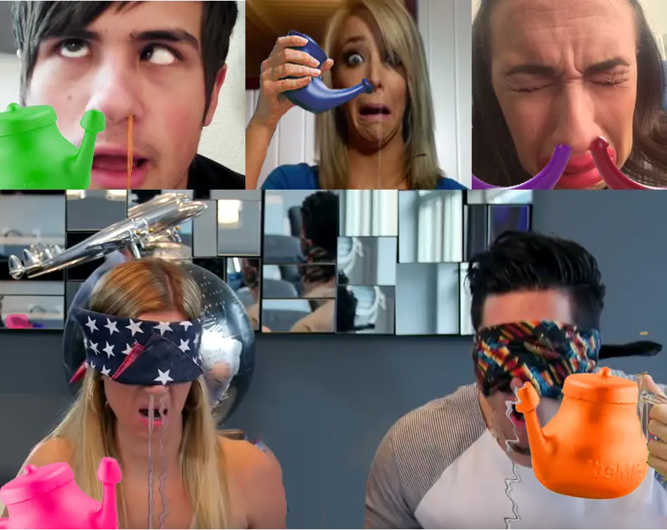 Youtubers Push Netipotting Challenge to New Viral Limits